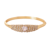 Golden Radiance Heartstone Bangle