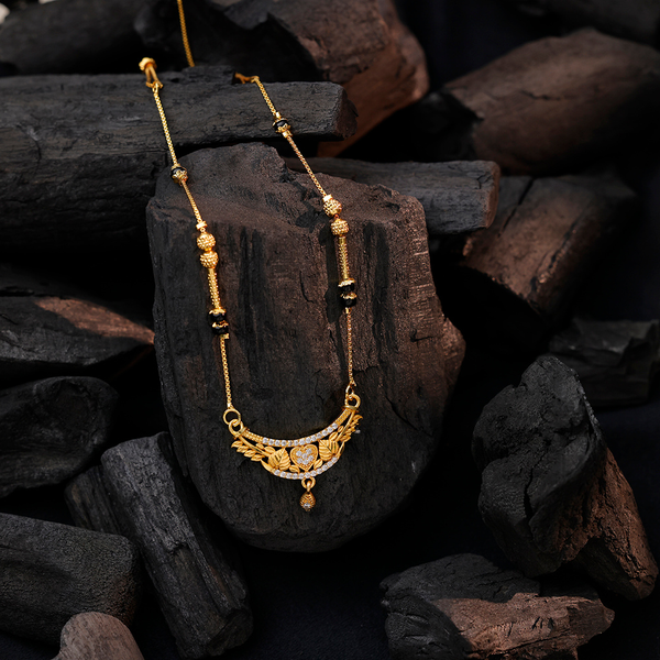 Royal Crescent Floral Mangalsutra