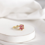 Blush Bloom Swirl Ring