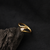 Aurora Pear Solitaire Ring