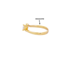 Aurora Pear Solitaire Ring