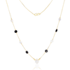 Crystal Noir Bead Necklace