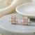Luxe Crystal Cluster Stud Earrings