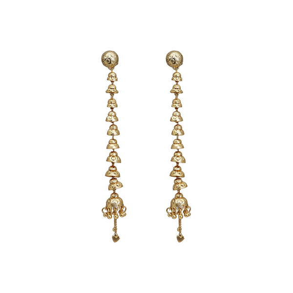 Golden Temple Cascade Long Earrings