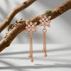 Celestial Star Chain Drop Earrings