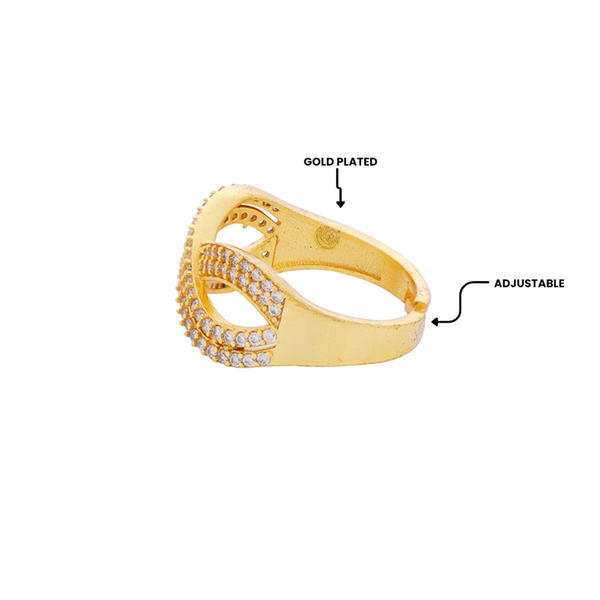 Infinity Glow Adjustable Ring