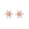 Twinkling Star Floral Stud Earrings