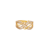 Infinity Weave Statement Ring