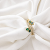 Emerald Grace Pavé Ring