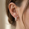 Luxury Pavé Crystal Hoop Earrings