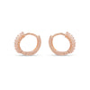 Luxury Pavé Crystal Hoop Earrings