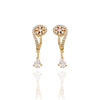 Swirl Diamond Earrings