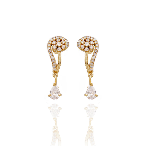 Swirl Diamond Earrings
