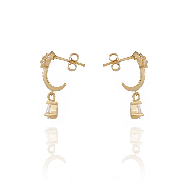 Swirl Diamond Earrings