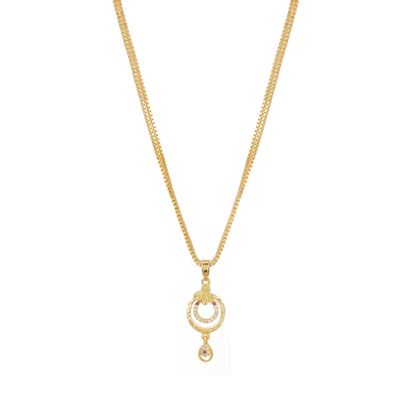 Lily Petals Chain Pendant