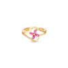 Pink Petal Bloom Ring