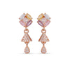 Pastel Geometric Drop Earrings