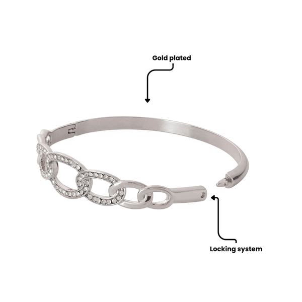 Silver Luxe Chain-Link Bracelet