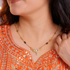 Royal Crescent Floral Mangalsutra