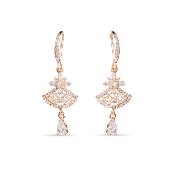 Elegant Crystal Chandelier Drop Earrings