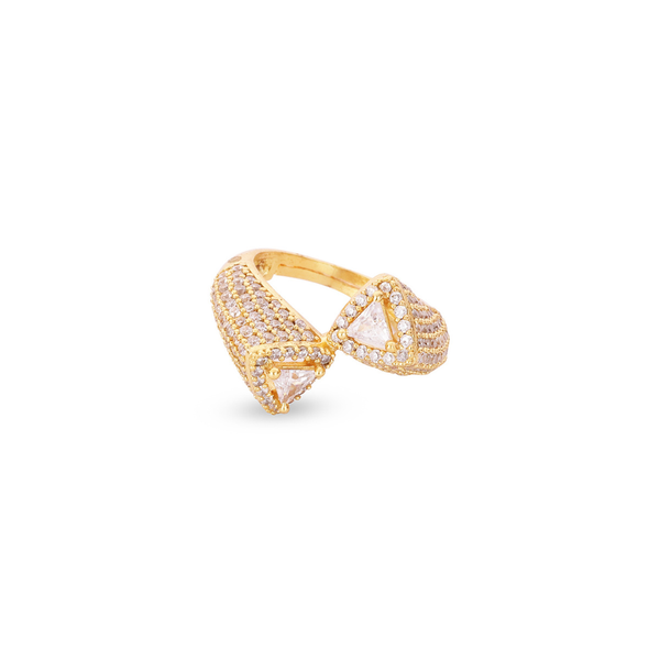 Aurora Curve Pavé Ring