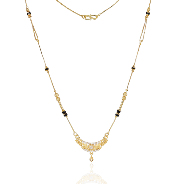 Royal Crescent Floral Mangalsutra
