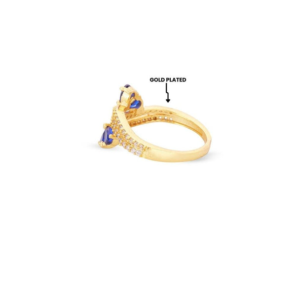 Midnight Sapphire Duo Ring