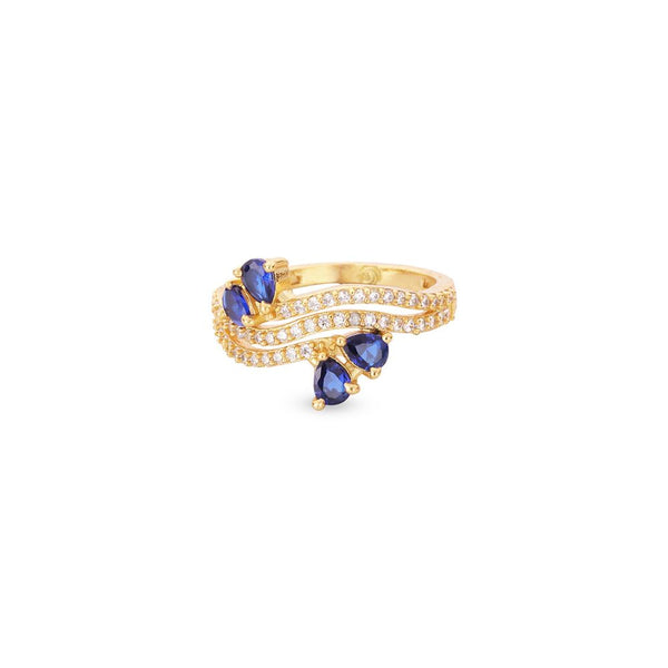 Midnight Sapphire Duo Ring