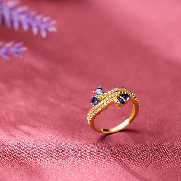 Midnight Sapphire Duo Ring