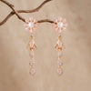 Pearl Floral Drop Earrings