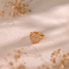 Hearts of Sparkle Adjustable Ring