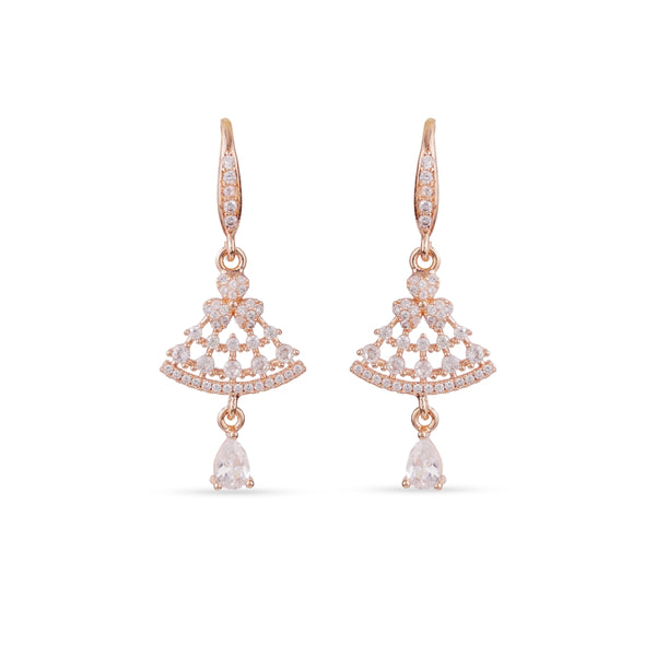 Crystal Jhumka Drop Earrings