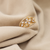 Regal Bloom Dual Band Ring