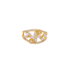 Regal Bloom Dual Band Ring