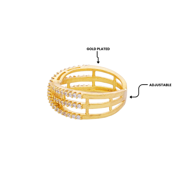 Radiant Loop Adjustable Ring