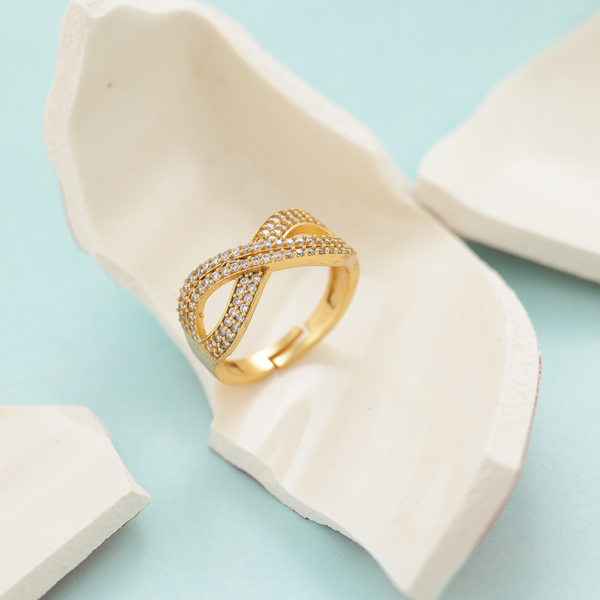 Infinity Glow Adjustable Ring