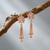 Blossom Chain Tassel Earrings