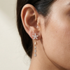 Floral Cascade Drop Earrings