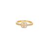 Classic Halo Square Ring