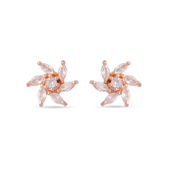 Twinkling Star Floral Stud Earrings