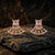 Royal Fan Crystal Stud Earrings