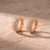 Luxury Pavé Crystal Hoop Earrings