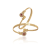 Regal Ruby Mandala Gold Bangles