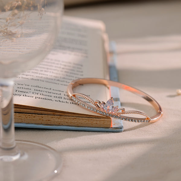 Elegant Pearl Link Bracelet – BRL-224