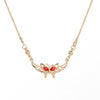 Crimson Butterfly Pendant