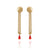 Ruby Drop earrings