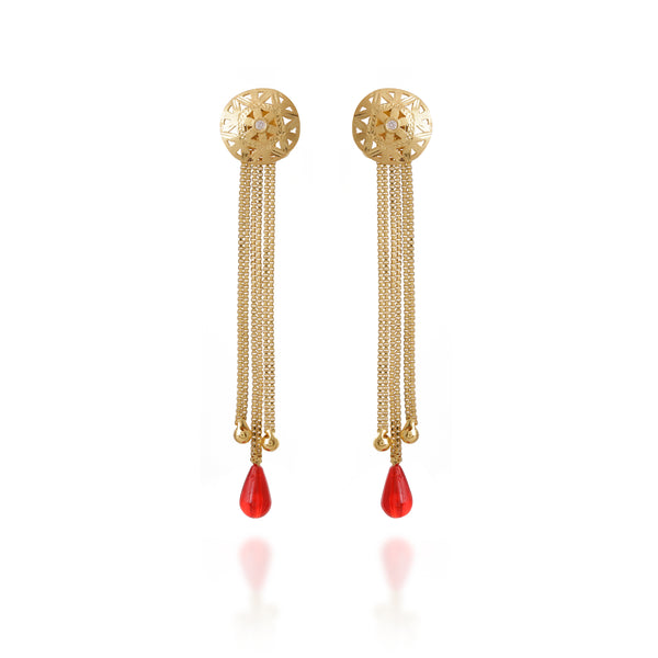 Ruby Drop earrings
