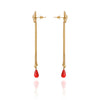 Ruby Drop earrings