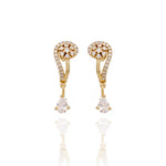 Swirl Diamond Earrings