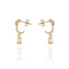 Swirl Diamond Earrings